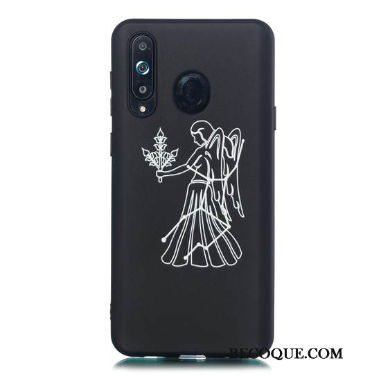 Kuori Samsung Galaxy A8s Pehmeä Neste Musta Puhelimen Kuoret, Kotelo Samsung Galaxy A8s Sarjakuva Ripustettavat Koristeet Ultra