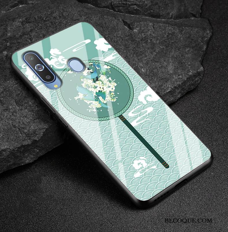 Kuori Samsung Galaxy A8s Sarjakuva Yksinkertainen Jauhe, Kotelo Samsung Galaxy A8s Suojaus Puhelimen Kuoret Ihana