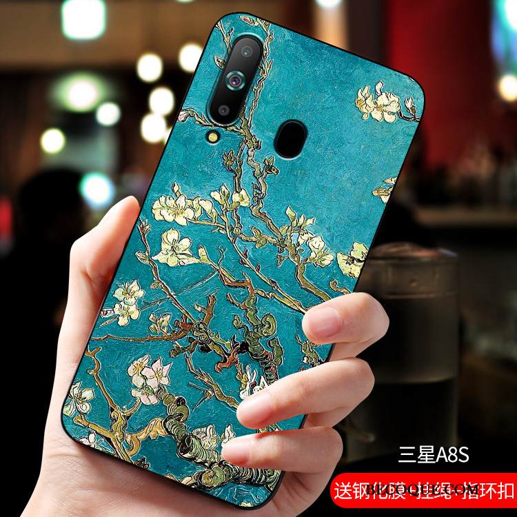 Kuori Samsung Galaxy A8s Silikoni Pesty Suede Persoonallisuus, Kotelo Samsung Galaxy A8s Pehmeä Neste Puhelimen Kuoret Uusi