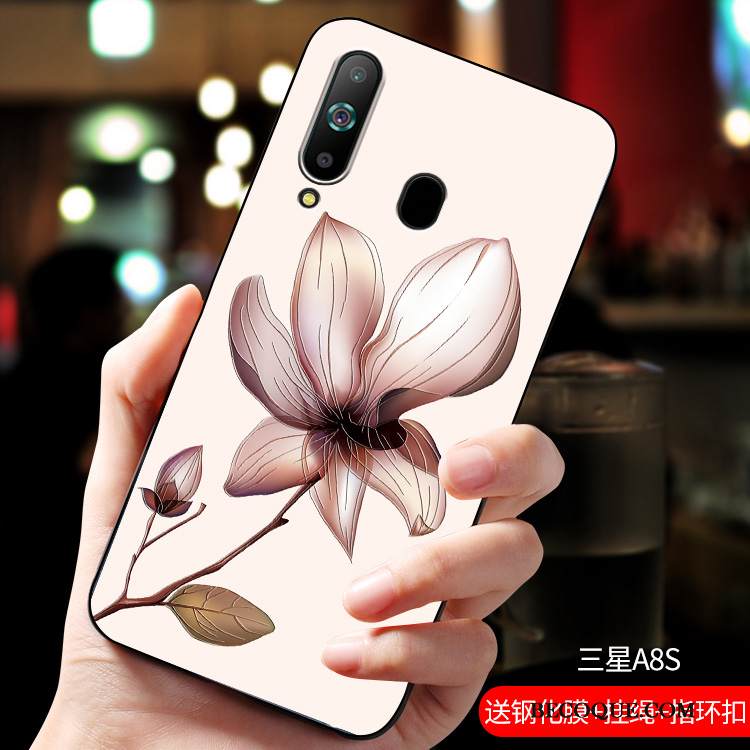 Kuori Samsung Galaxy A8s Silikoni Pesty Suede Persoonallisuus, Kotelo Samsung Galaxy A8s Pehmeä Neste Puhelimen Kuoret Uusi