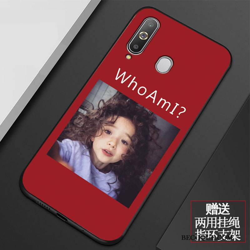 Kuori Samsung Galaxy A8s Suojaus Jauhe Net Red, Kotelo Samsung Galaxy A8s Sarjakuva Murtumaton Puhelimen Kuoret