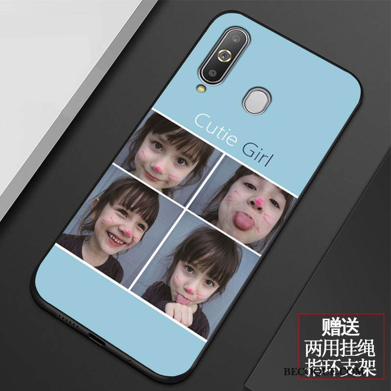 Kuori Samsung Galaxy A8s Suojaus Jauhe Net Red, Kotelo Samsung Galaxy A8s Sarjakuva Murtumaton Puhelimen Kuoret