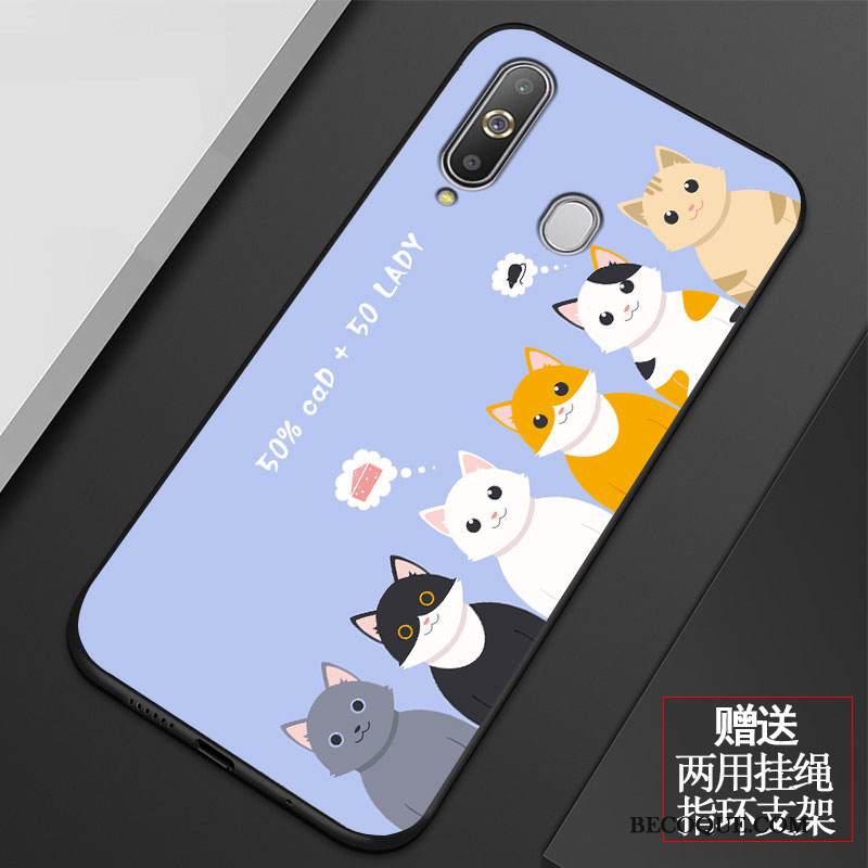 Kuori Samsung Galaxy A8s Suojaus Jauhe Net Red, Kotelo Samsung Galaxy A8s Sarjakuva Murtumaton Puhelimen Kuoret