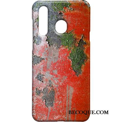 Kuori Samsung Galaxy A8s Suojaus Tuuli Punainen, Kotelo Samsung Galaxy A8s Pesty Suede