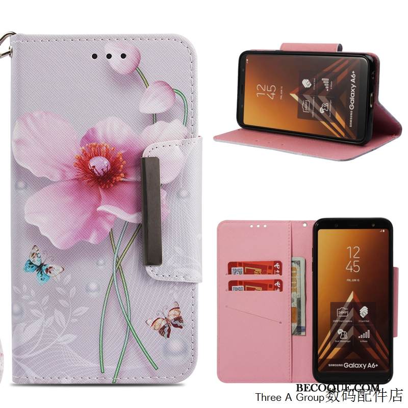 Kuori Samsung Galaxy A9 2018 Nahka Puhelimen Kuoret Persoonallisuus, Kotelo Samsung Galaxy A9 2018 Kuoret Murtumaton Ripustettavat Koristeet