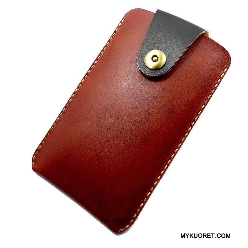 Kuori Samsung Galaxy A9 Laukut Eurooppa Punainen, Kotelo Samsung Galaxy A9 Nahka Manuaalinen Lehmä