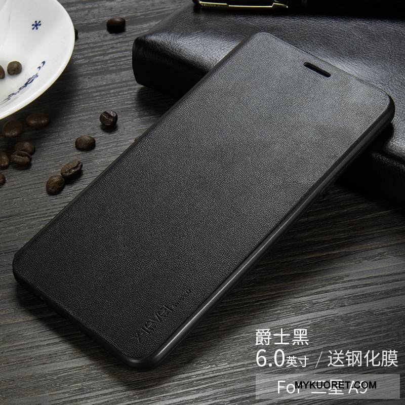 Kuori Samsung Galaxy A9 Laukut Korkea Puhelimen Kuoret, Kotelo Samsung Galaxy A9 Nahka Ultra Ohut