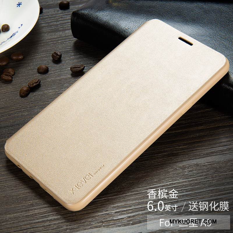 Kuori Samsung Galaxy A9 Laukut Korkea Puhelimen Kuoret, Kotelo Samsung Galaxy A9 Nahka Ultra Ohut