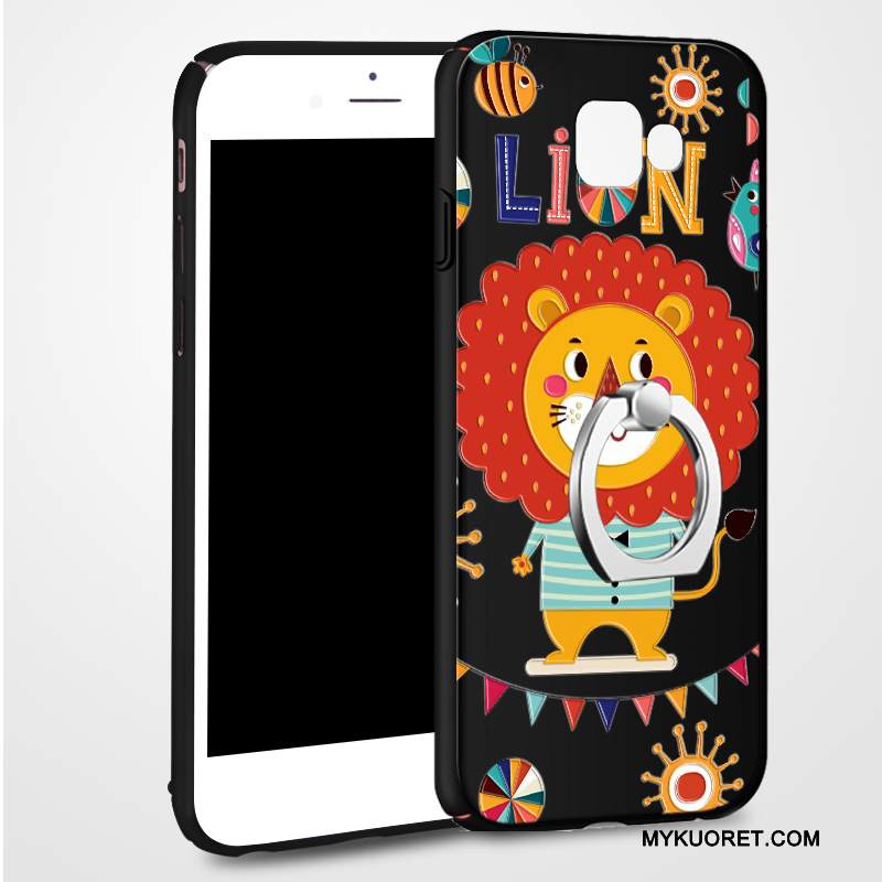 Kuori Samsung Galaxy A9 Laukut Murtumaton Pesty Suede, Kotelo Samsung Galaxy A9 Suojaus Kova Puhelimen Kuoret