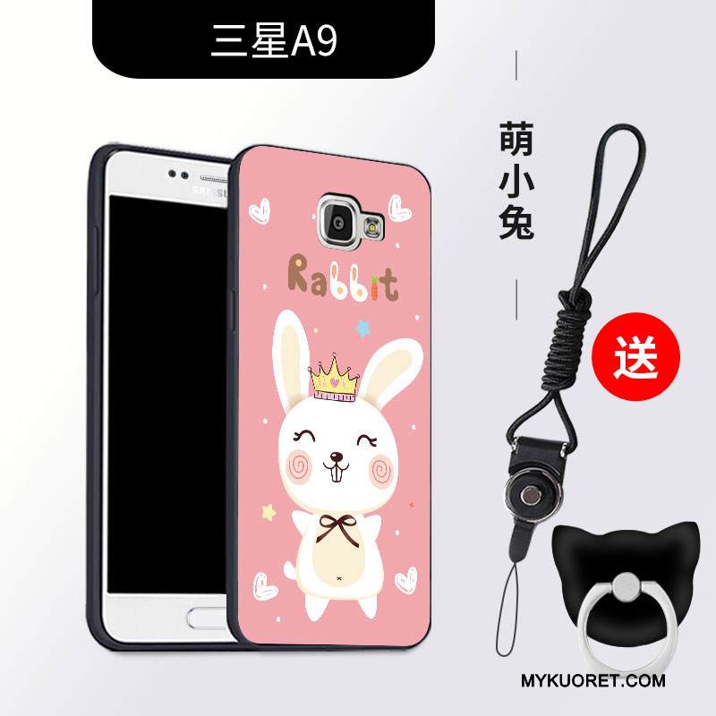 Kuori Samsung Galaxy A9 Laukut Murtumaton Puhelimen Kuoret, Kotelo Samsung Galaxy A9 Suojaus Pesty Suede