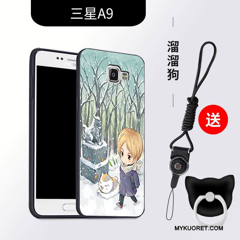 Kuori Samsung Galaxy A9 Laukut Murtumaton Puhelimen Kuoret, Kotelo Samsung Galaxy A9 Suojaus Pesty Suede