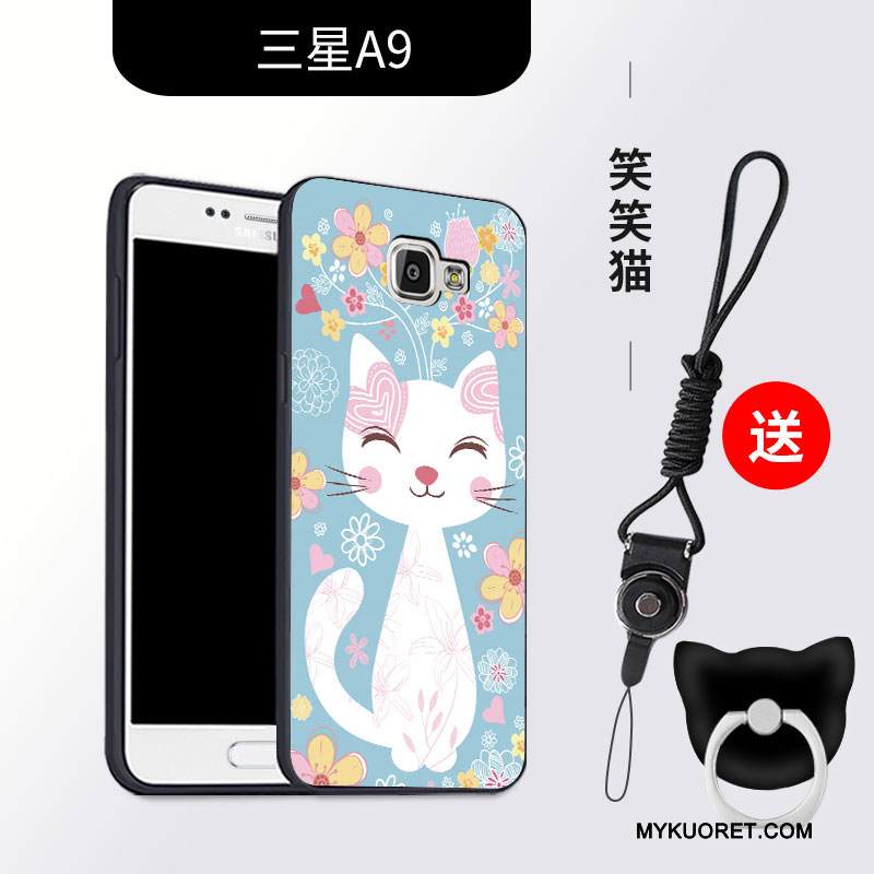 Kuori Samsung Galaxy A9 Laukut Murtumaton Puhelimen Kuoret, Kotelo Samsung Galaxy A9 Suojaus Pesty Suede