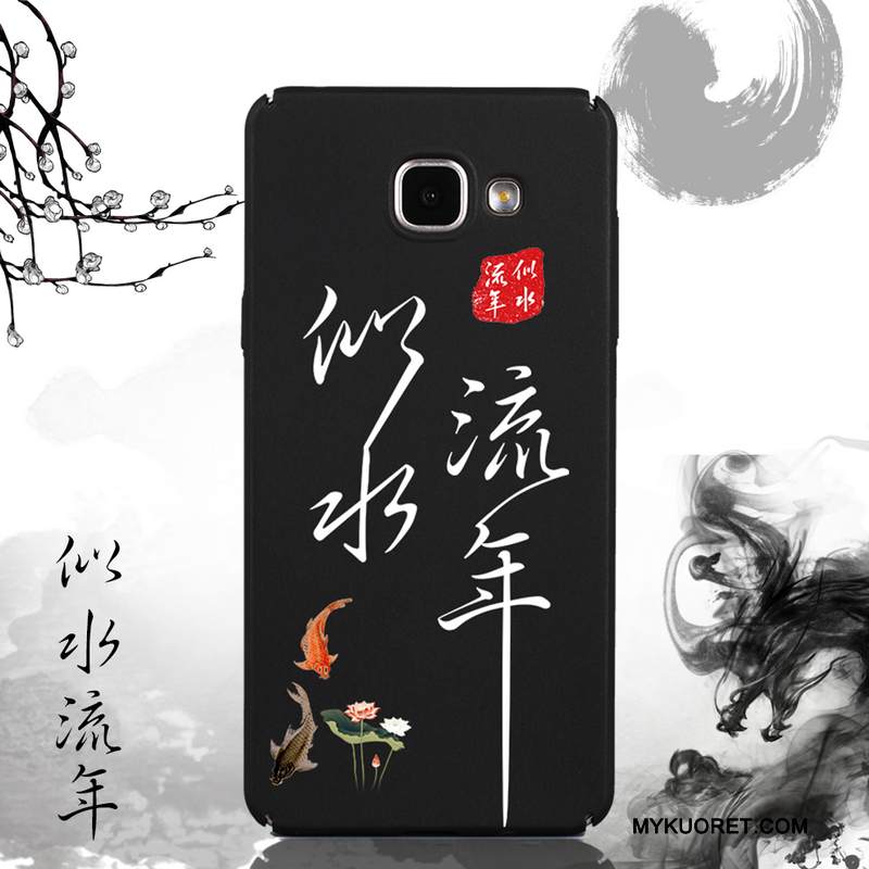 Kuori Samsung Galaxy A9 Laukut Persoonallisuus Musta, Kotelo Samsung Galaxy A9 Silikoni Puhelimen Kuoret