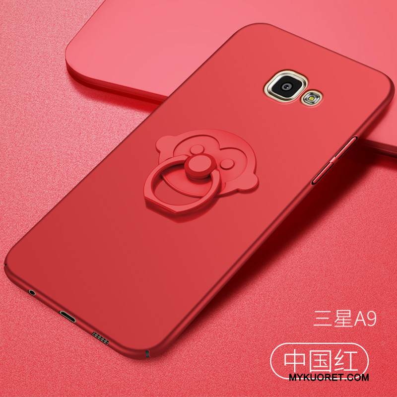 Kuori Samsung Galaxy A9 Laukut Pesty Suede Murtumaton, Kotelo Samsung Galaxy A9 Kova Trendi