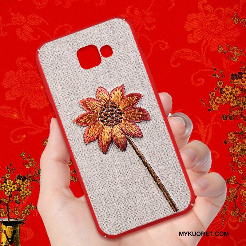 Kuori Samsung Galaxy A9 Laukut Puhelimen Kuoret Persoonallisuus, Kotelo Samsung Galaxy A9 Luova Harmaa Korkea