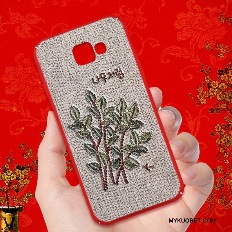 Kuori Samsung Galaxy A9 Laukut Puhelimen Kuoret Persoonallisuus, Kotelo Samsung Galaxy A9 Luova Harmaa Korkea