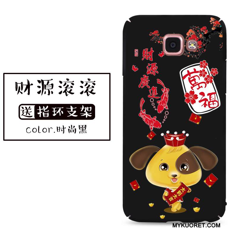 Kuori Samsung Galaxy A9 Laukut Punainen Puhelimen Kuoret, Kotelo Samsung Galaxy A9 Suojaus Kissa Keltainen