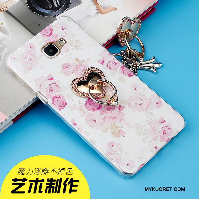 Kuori Samsung Galaxy A9 Maalaus Punainen Puhelimen Kuoret, Kotelo Samsung Galaxy A9 Murtumaton