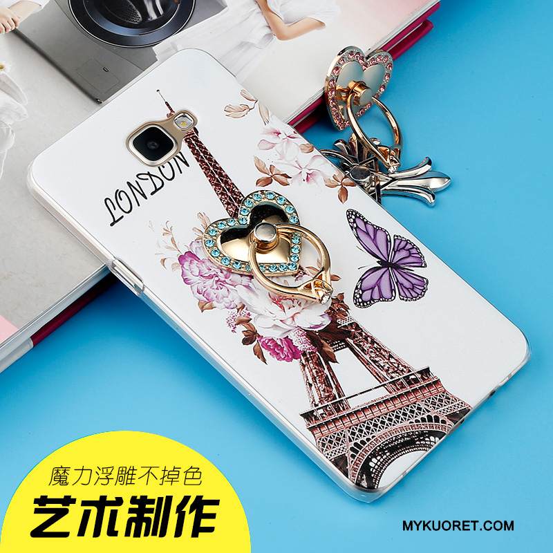 Kuori Samsung Galaxy A9 Maalaus Punainen Puhelimen Kuoret, Kotelo Samsung Galaxy A9 Murtumaton