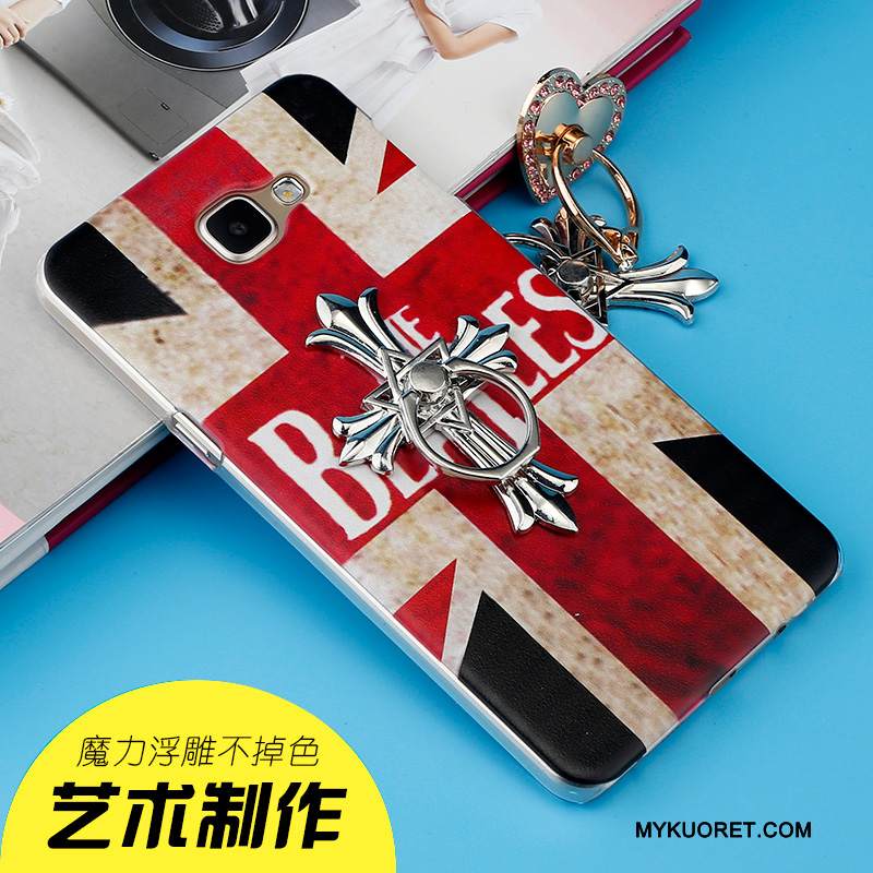 Kuori Samsung Galaxy A9 Maalaus Punainen Puhelimen Kuoret, Kotelo Samsung Galaxy A9 Murtumaton