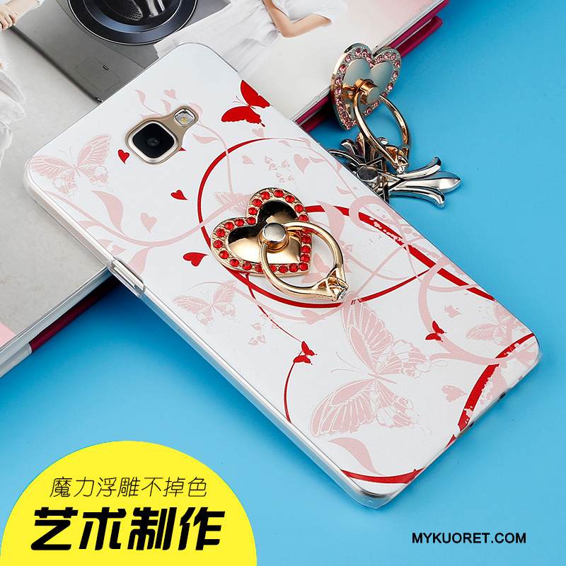 Kuori Samsung Galaxy A9 Maalaus Punainen Puhelimen Kuoret, Kotelo Samsung Galaxy A9 Murtumaton