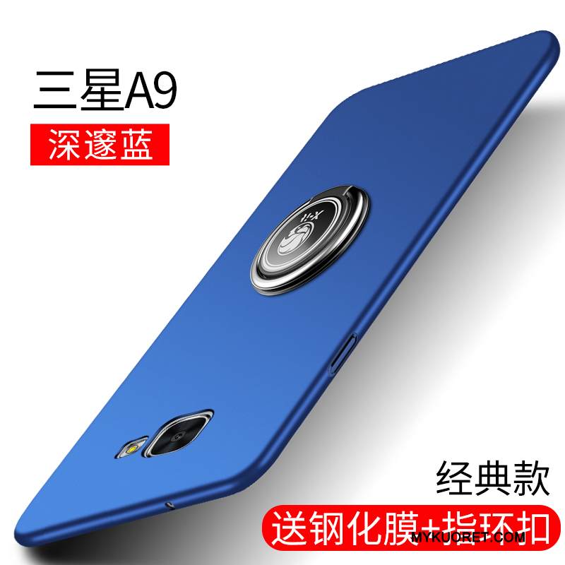 Kuori Samsung Galaxy A9 Monivärinen Murtumaton Puhelimen Kuoret, Kotelo Samsung Galaxy A9 Silikoni Pesty Suede