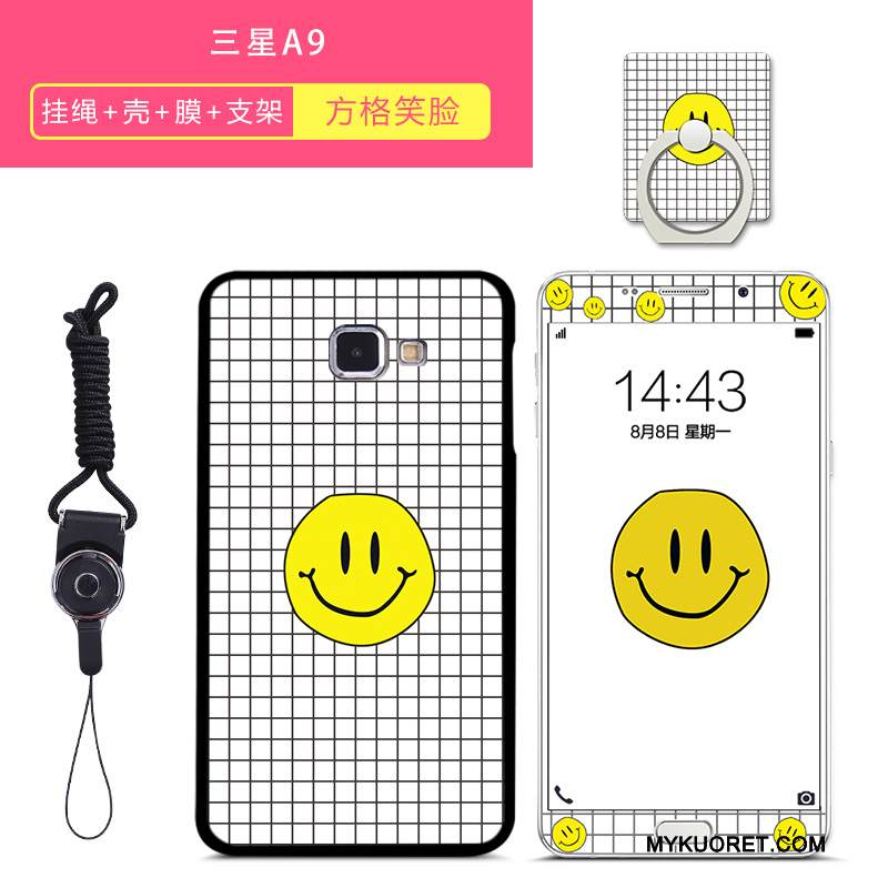 Kuori Samsung Galaxy A9 Monivärinen Murtumaton Puhelimen Kuoret, Kotelo Samsung Galaxy A9 Tuki Kalvo Karkaisu