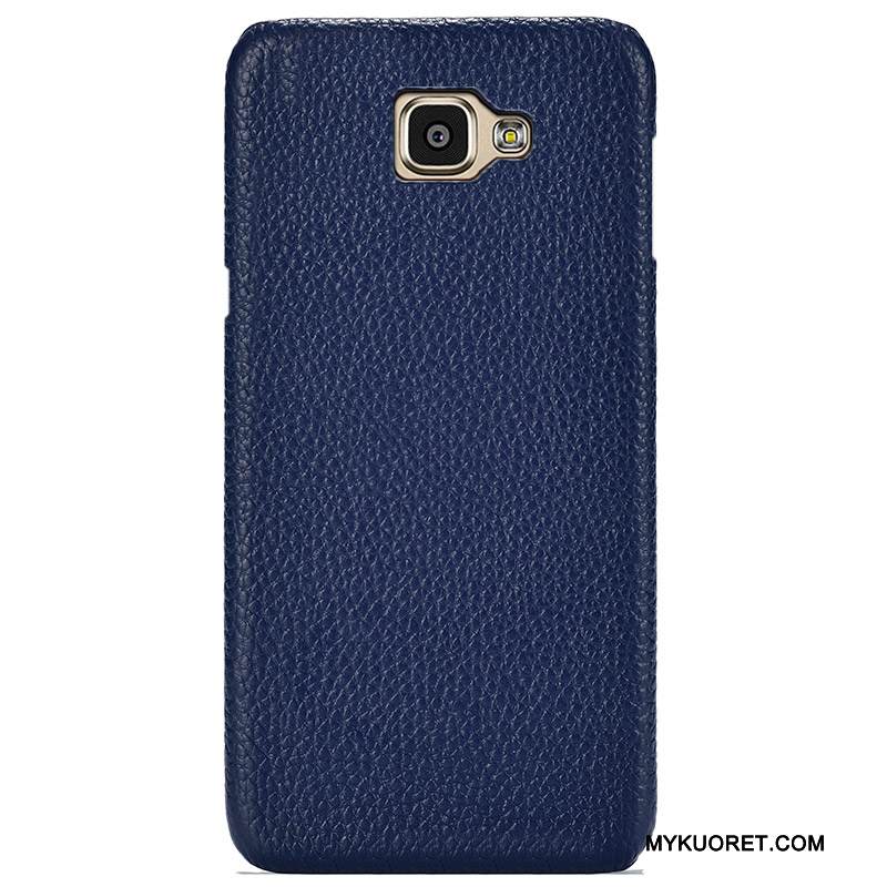 Kuori Samsung Galaxy A9 Nahka Korkea Murtumaton, Kotelo Samsung Galaxy A9 Suojaus Jauhe Puhelimen Kuoret