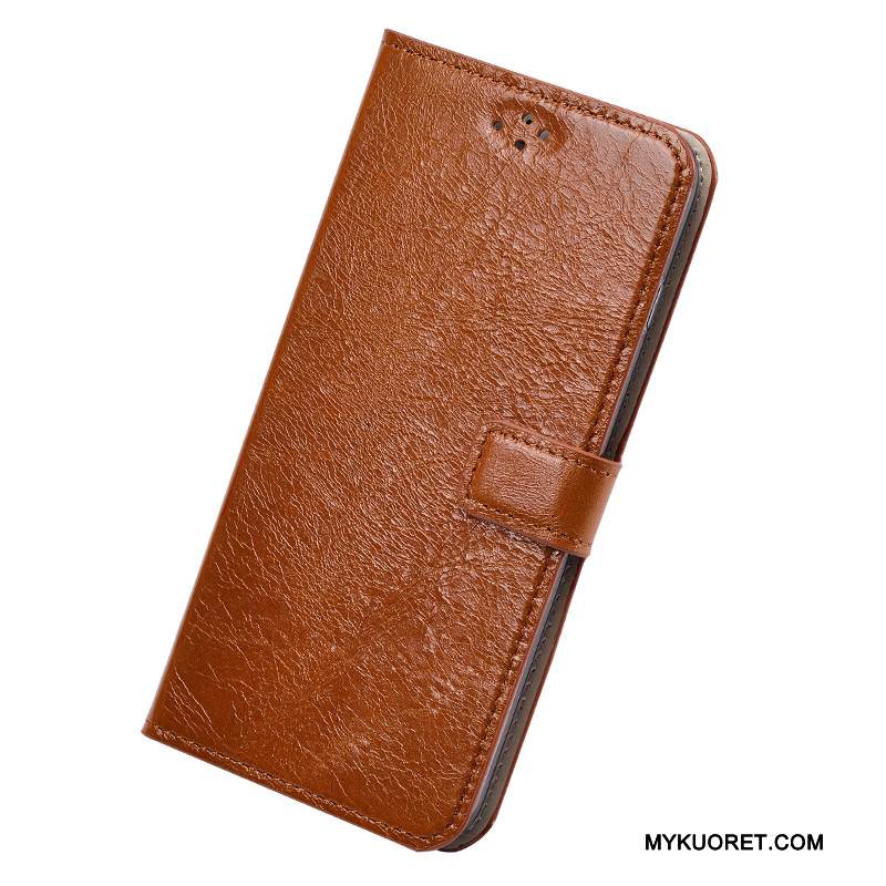 Kuori Samsung Galaxy A9 Nahka Violetti Puhelimen Kuoret, Kotelo Samsung Galaxy A9 Suojaus Murtumaton