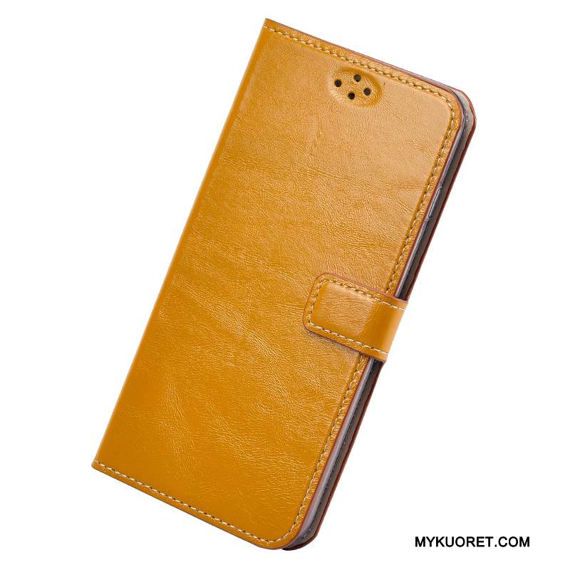 Kuori Samsung Galaxy A9 Nahka Violetti Puhelimen Kuoret, Kotelo Samsung Galaxy A9 Suojaus Murtumaton