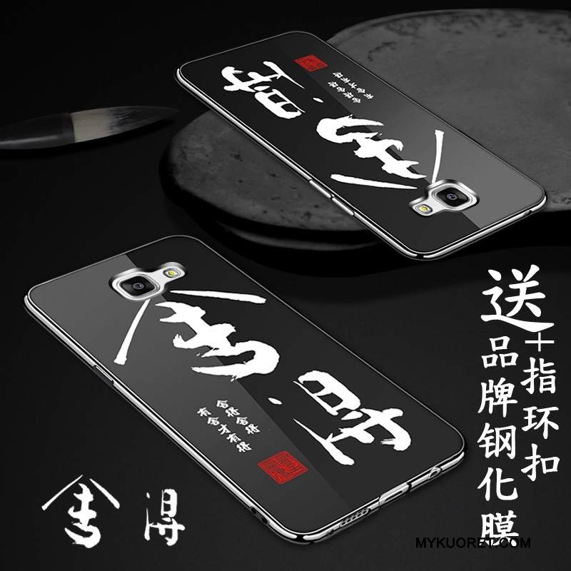 Kuori Samsung Galaxy A9 Pehmeä Neste Kiinalainen Tyyli Ohut, Kotelo Samsung Galaxy A9 Silikoni Musta Korkea