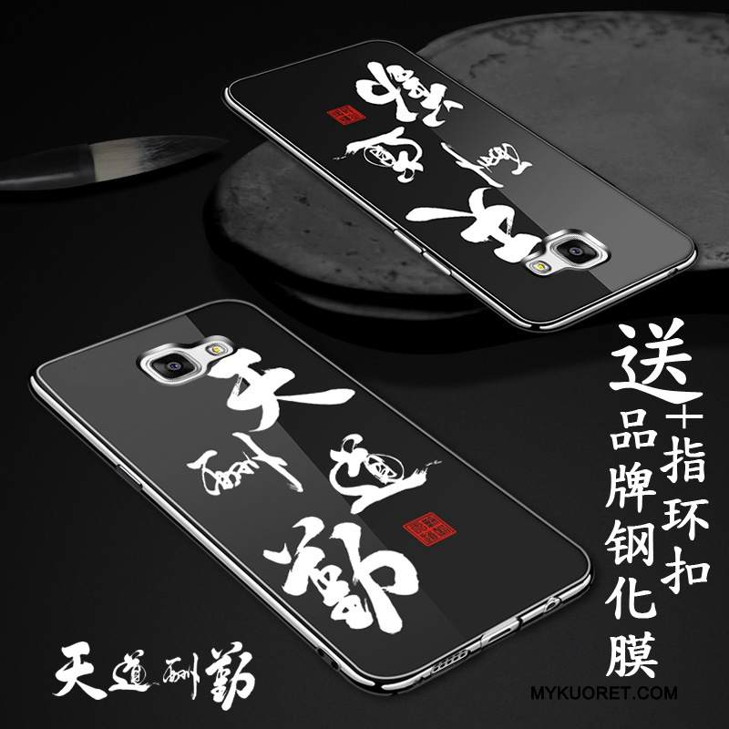 Kuori Samsung Galaxy A9 Pehmeä Neste Kiinalainen Tyyli Ohut, Kotelo Samsung Galaxy A9 Silikoni Musta Korkea