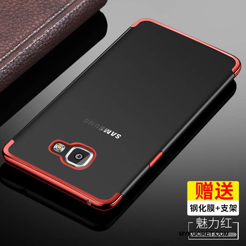 Kuori Samsung Galaxy A9 Pehmeä Neste Kulta Korkea, Kotelo Samsung Galaxy A9 Suojaus Läpinäkyvä Ultra