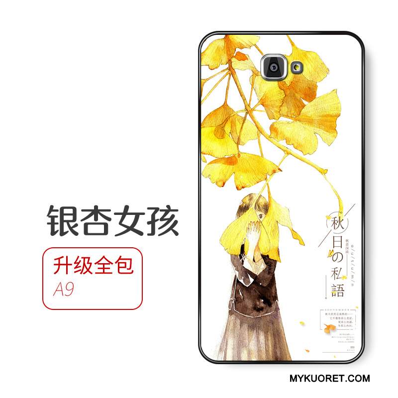 Kuori Samsung Galaxy A9 Pehmeä Neste Vaalean Murtumaton, Kotelo Samsung Galaxy A9 Suojaus Puhelimen Kuoret Vihreä