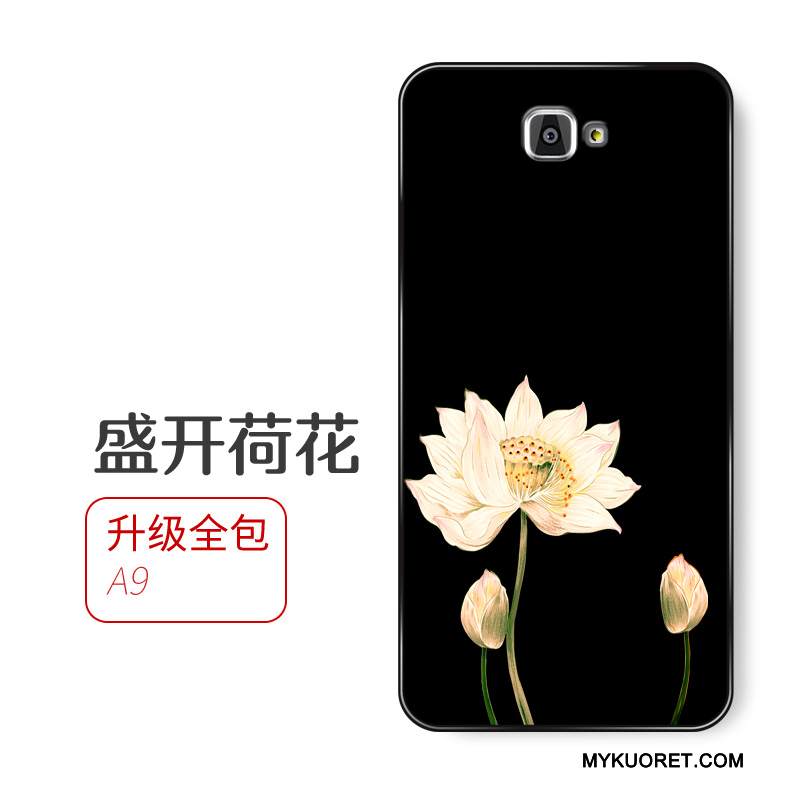 Kuori Samsung Galaxy A9 Pehmeä Neste Vaalean Murtumaton, Kotelo Samsung Galaxy A9 Suojaus Puhelimen Kuoret Vihreä