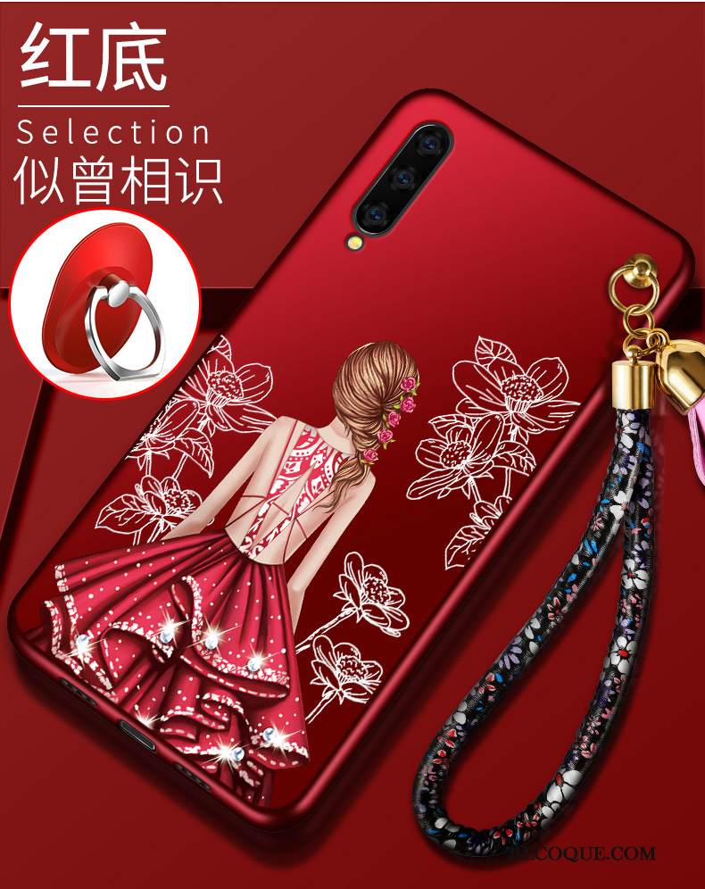 Kuori Samsung Galaxy A90 5g Laukut Punainen Persoonallisuus, Kotelo Samsung Galaxy A90 5g Luova Kevyt Puhelimen Kuoret