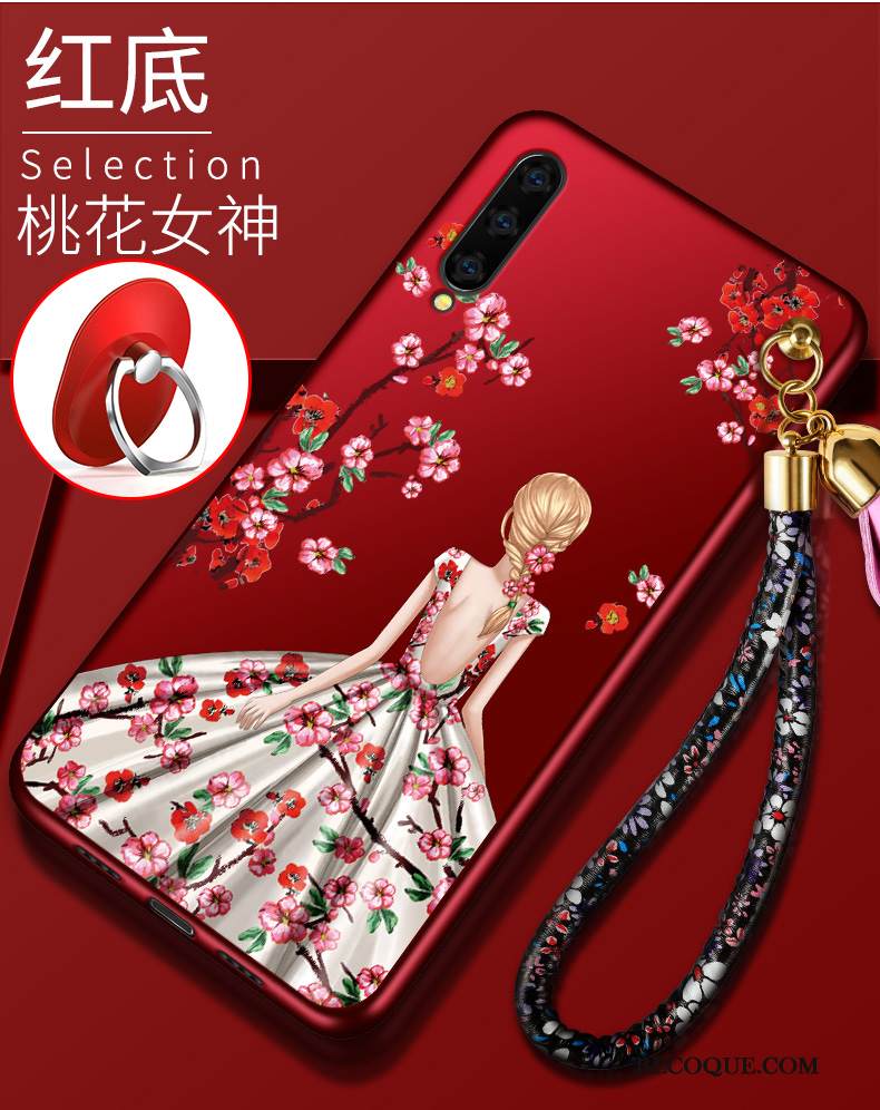 Kuori Samsung Galaxy A90 5g Laukut Punainen Persoonallisuus, Kotelo Samsung Galaxy A90 5g Luova Kevyt Puhelimen Kuoret