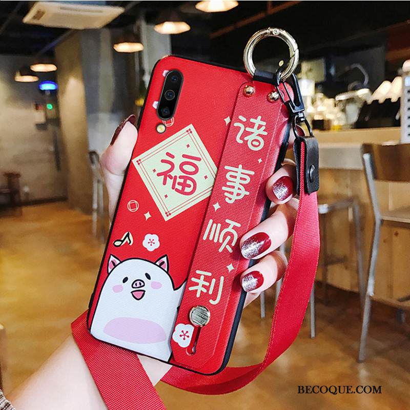 Kuori Samsung Galaxy A90 5g Pehmeä Neste Punainen Persoonallisuus, Kotelo Samsung Galaxy A90 5g Laukut Tide-brändi Puhelimen Kuoret