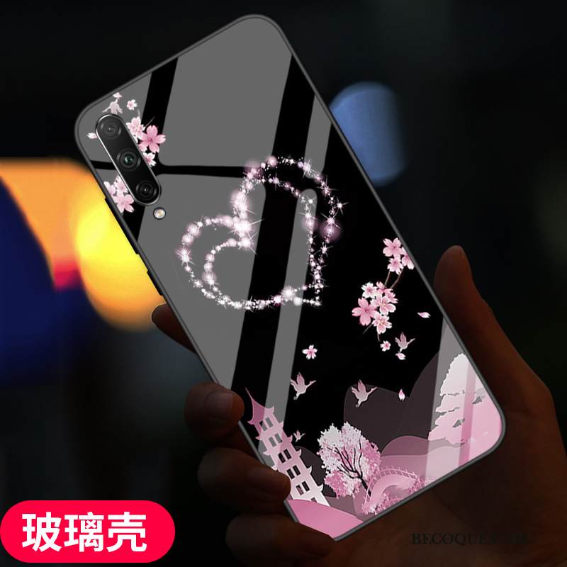 Kuori Samsung Galaxy A90 5g Silikoni Lasi Muokata, Kotelo Samsung Galaxy A90 5g Tila Peili Sininen