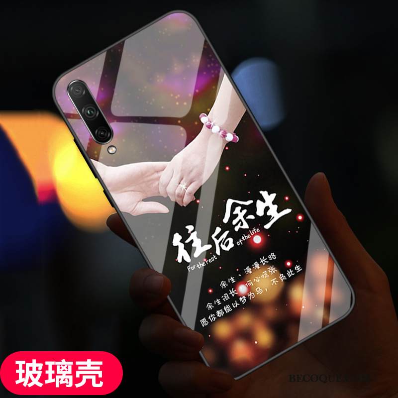 Kuori Samsung Galaxy A90 5g Silikoni Lasi Muokata, Kotelo Samsung Galaxy A90 5g Tila Peili Sininen