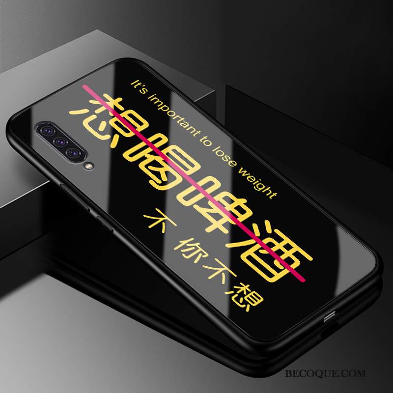 Kuori Samsung Galaxy A90 5g Silikoni Tide-brändi Lasi, Kotelo Samsung Galaxy A90 5g Suojaus Valkoinen Rakastunut