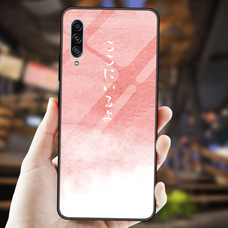 Kuori Samsung Galaxy A90 5g Suojaus Rakastunut Sininen, Kotelo Samsung Galaxy A90 5g Pehmeä Neste Karkaisu Tähtitaivas