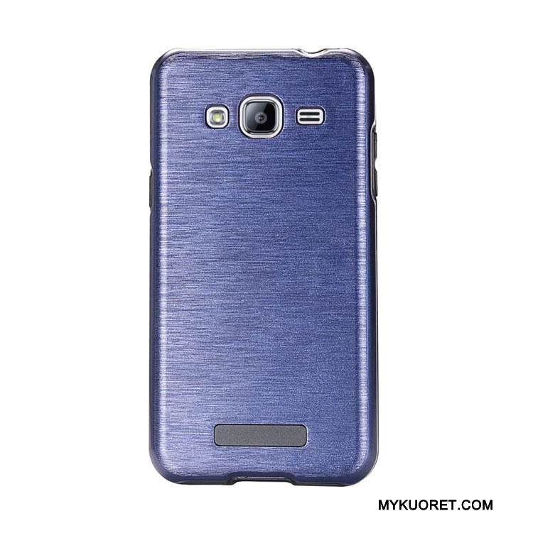 Kuori Samsung Galaxy J3 2015 Luova Violetti Uusi, Kotelo Samsung Galaxy J3 2015 Suojaus Johdin Puhelimen Kuoret
