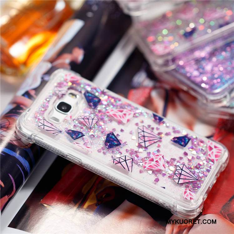 Kuori Samsung Galaxy J3 2015 Pehmeä Neste Juoksuhiekka Murtumaton, Kotelo Samsung Galaxy J3 2015 Väriset Puhelimen Kuoret