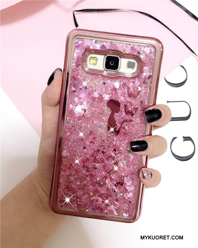 Kuori Samsung Galaxy J3 2015 Pehmeä Neste Pinnoitus Puhelimen Kuoret, Kotelo Samsung Galaxy J3 2015 Laukut Juoksuhiekka Tuuli