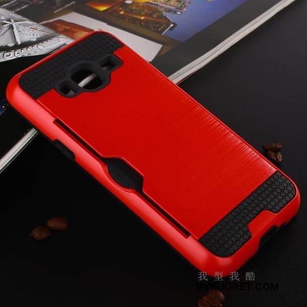 Kuori Samsung Galaxy J3 2015 Silikoni Johdin Kortti, Kotelo Samsung Galaxy J3 2015 Suojaus Puhelimen Kuoret Jauhe