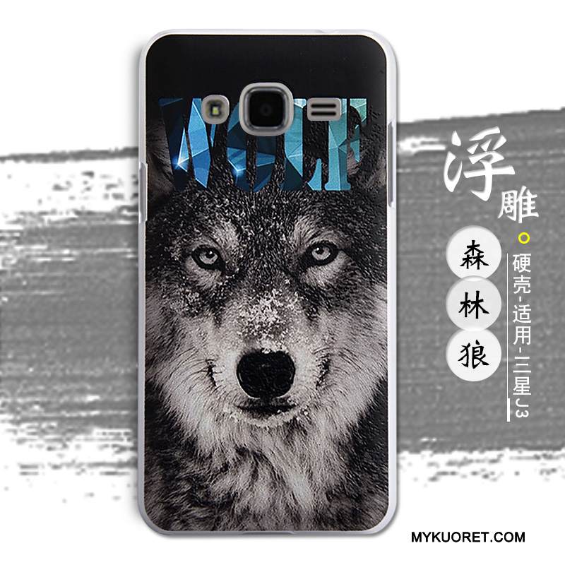 Kuori Samsung Galaxy J3 2016 Kohokuviointi Kova Jauhe, Kotelo Samsung Galaxy J3 2016 Suojaus Trendi Puhelimen Kuoret