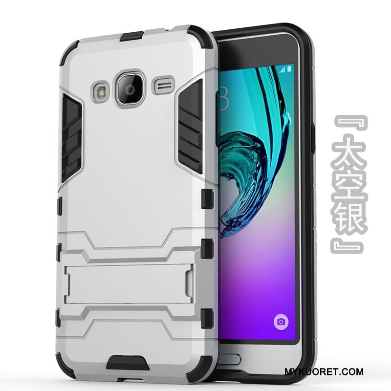 Kuori Samsung Galaxy J3 2016 Pehmeä Neste Murtumaton Kulta, Kotelo Samsung Galaxy J3 2016 Suojaus Kova Puhelimen Kuoret