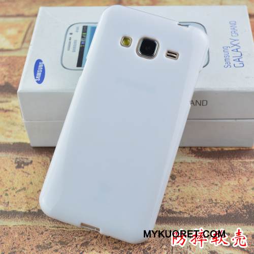 Kuori Samsung Galaxy J3 2016 Pehmeä Neste Murtumaton Violetti, Kotelo Samsung Galaxy J3 2016 Suojaus Puhelimen Kuoret