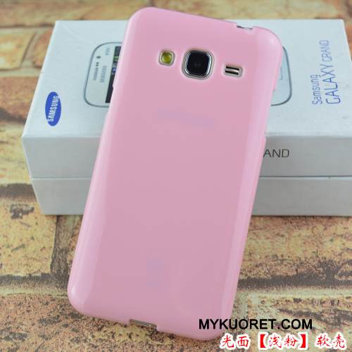 Kuori Samsung Galaxy J3 2016 Pehmeä Neste Murtumaton Violetti, Kotelo Samsung Galaxy J3 2016 Suojaus Puhelimen Kuoret